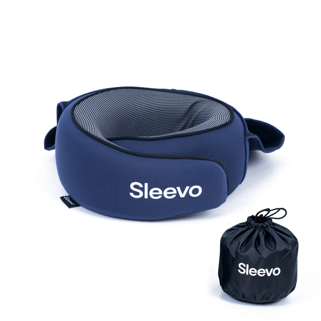 Sleevo Kinder Nackenkissen mit Kapuze