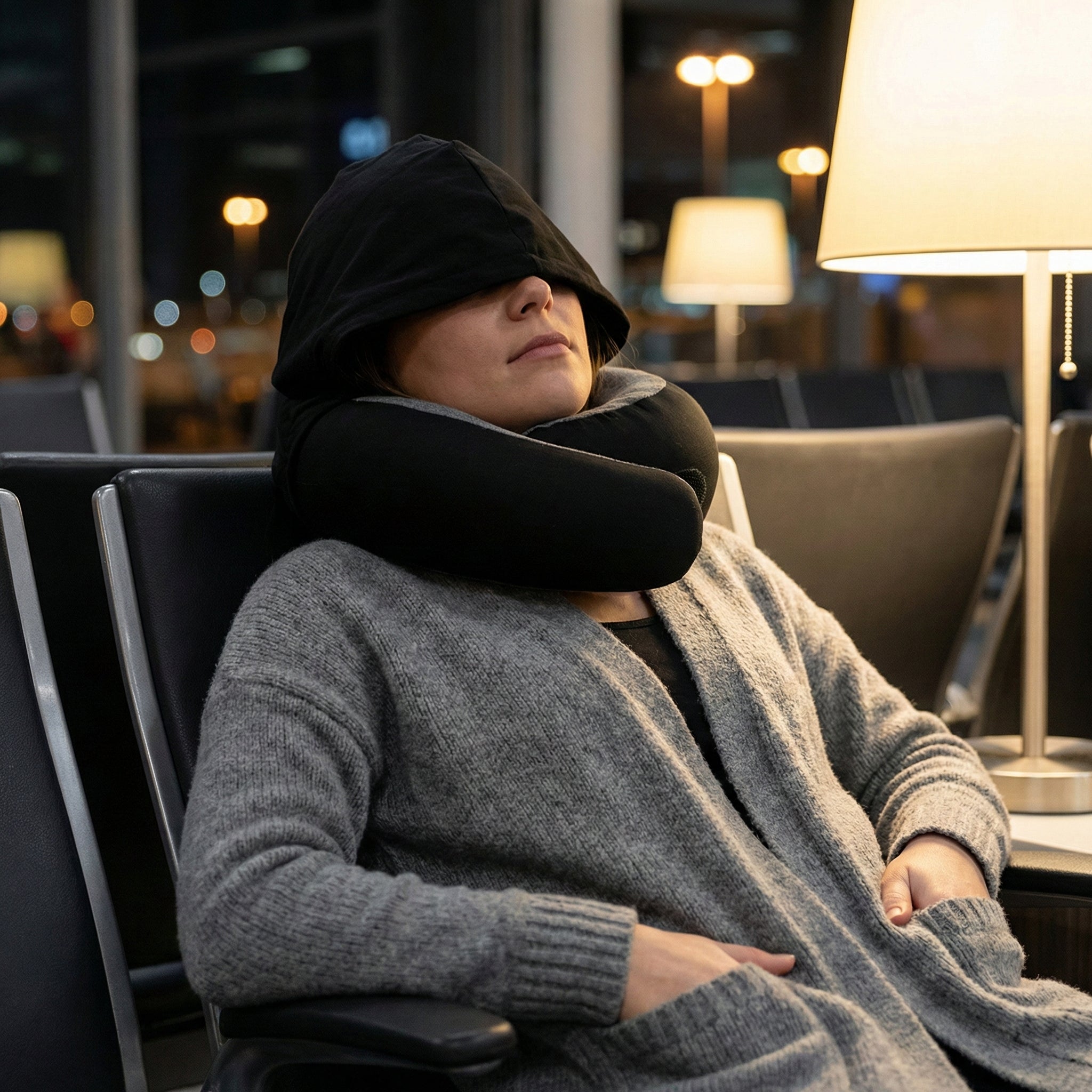 Das Orignal - Nackenkissen mit Kapuze