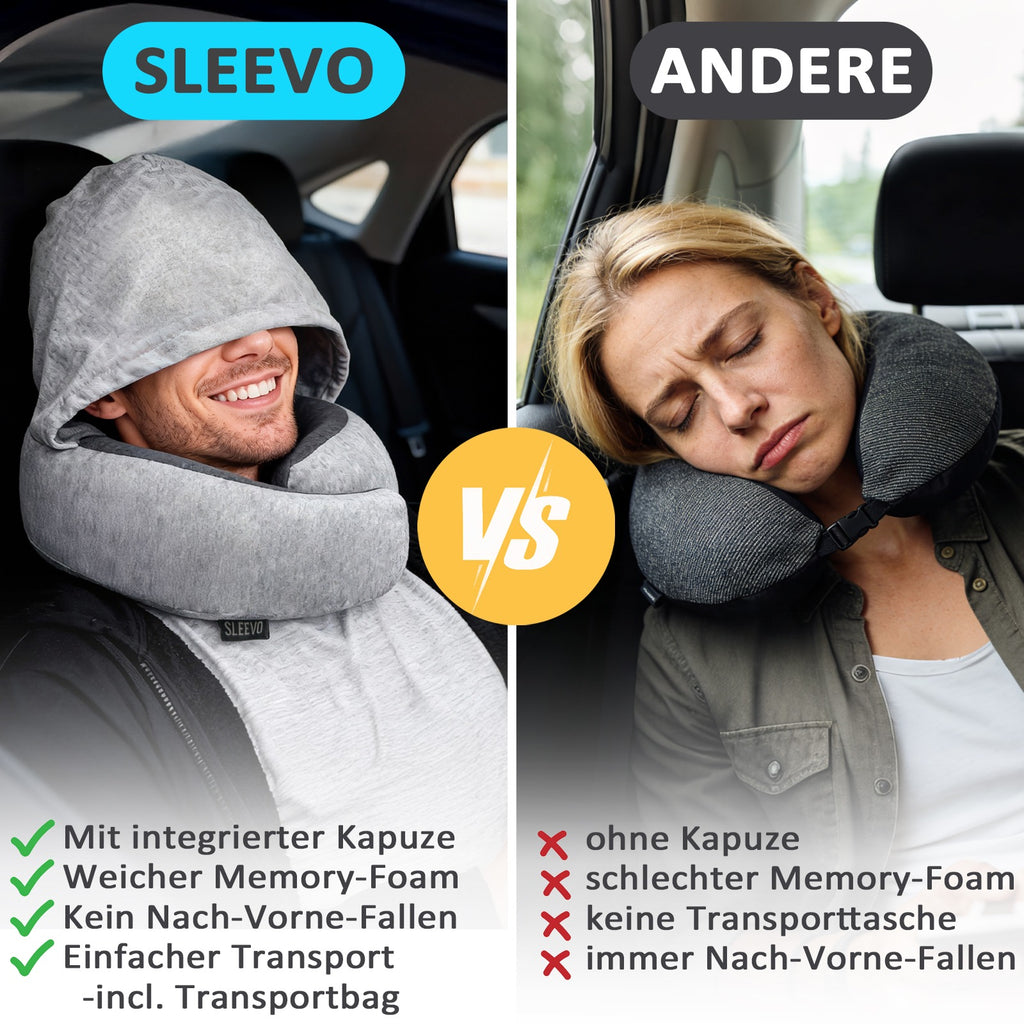Das Orignal - Nackenkissen mit Kapuze